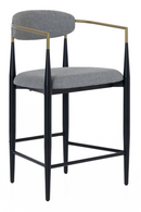 Gold-Armed Counter Chair | OROA Modern Buchtel | Oroatrade.com