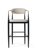 Gold Armed Bar Chair | OROA Modern Buchtel | Oroatrade.com