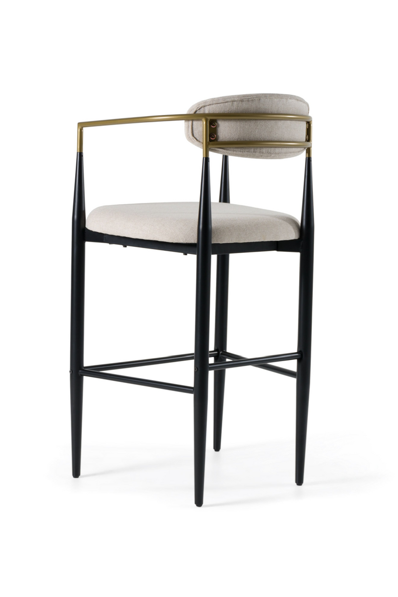 Gold Armed Bar Chair | OROA Modern Buchtel | Oroatrade.com