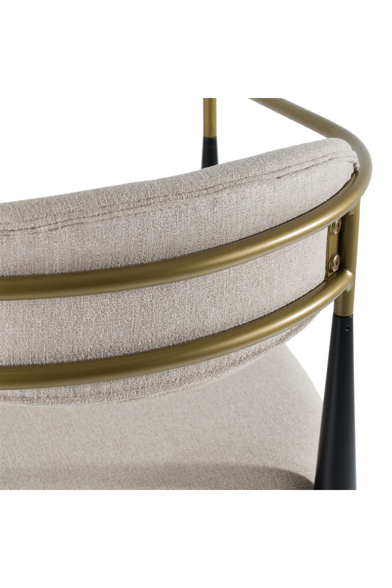 Gold Armed Bar Chair | OROA Modern Buchtel | Oroatrade.com