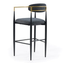 Gold Armed Bar Chair | OROA Modern Buchtel | Oroatrade.com