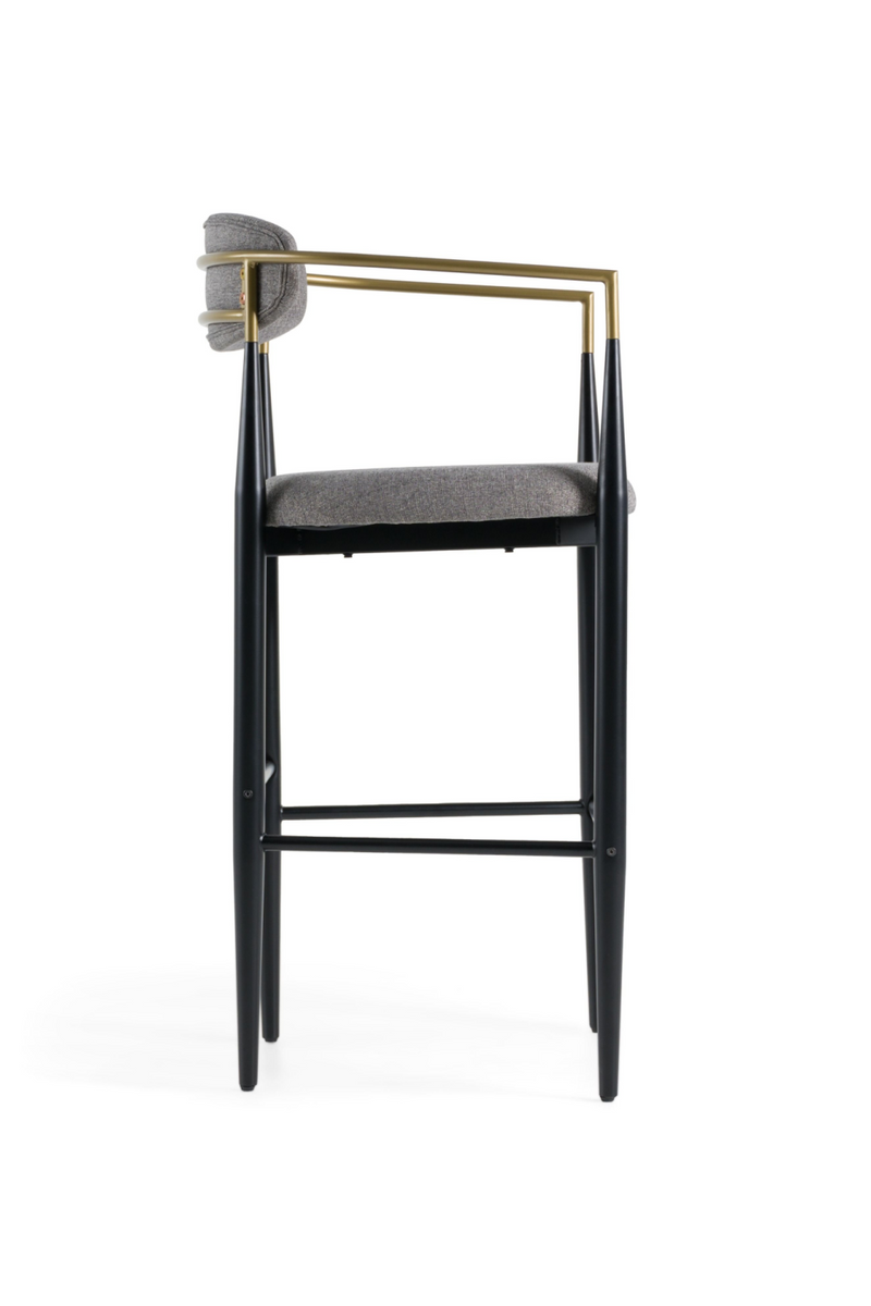 Gold Armed Bar Chair | OROA Modern Buchtel | Oroatrade.com