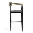Gold Armed Bar Chair | OROA Modern Buchtel | Oroatrade.com