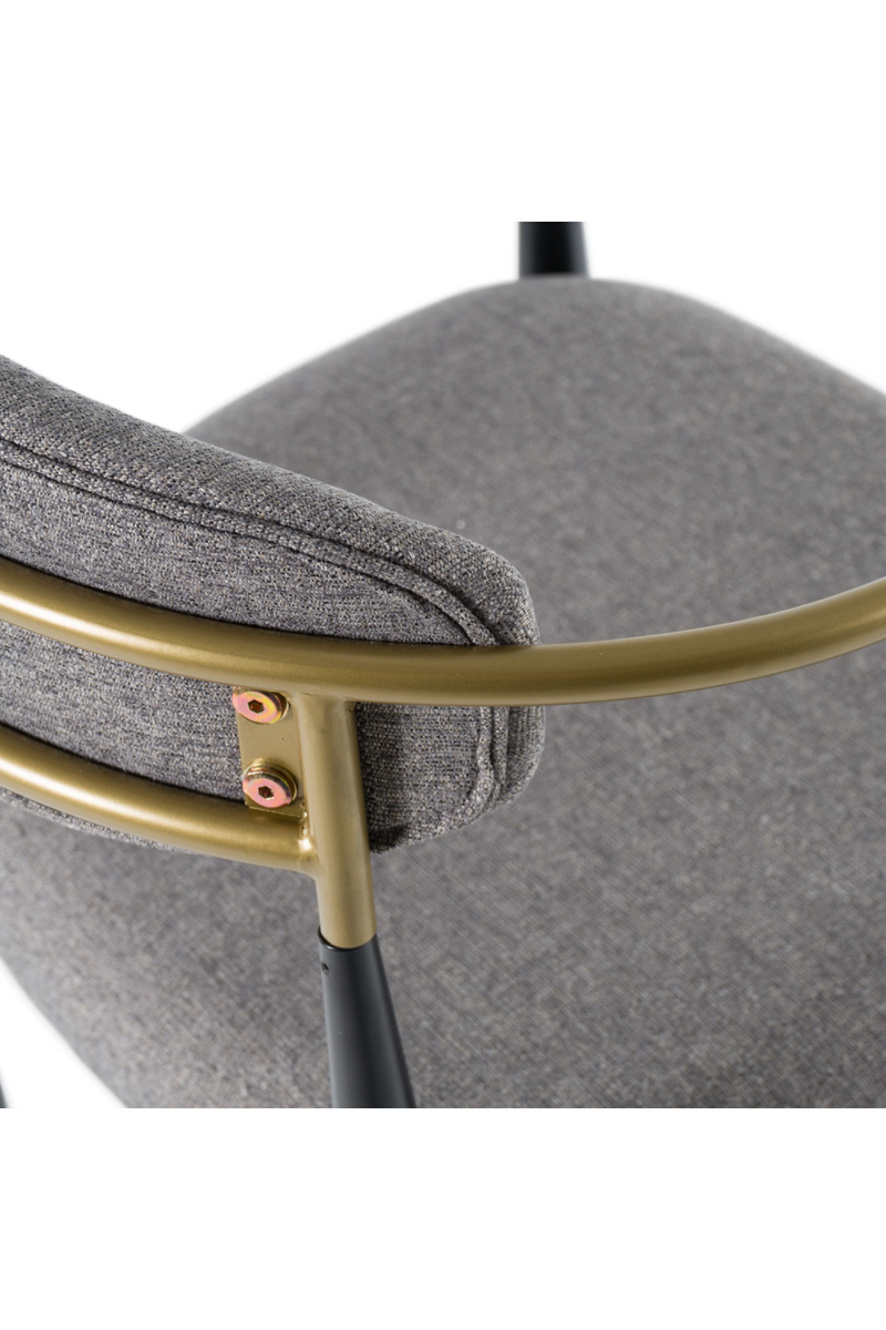 Gold Armed Bar Chair | OROA Modern Buchtel | Oroatrade.com