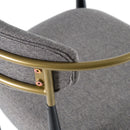 Gold Armed Bar Chair | OROA Modern Buchtel | Oroatrade.com