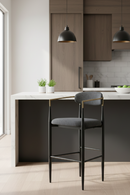 Gold Armed Bar Chair | OROA Modern Buchtel | Oroatrade.com