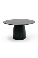Black Oak Round Dining Table | OROA Modern Lander | Oroatrade.com