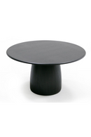 Black Oak Round Dining Table | OROA Modern Lander | Oroatrade.com