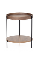 Round Wooden 2-Layer End Table | OROA Modern Savoy | Oroatrade.com