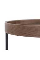 Round Wooden 2-Layer End Table | OROA Modern Savoy | Oroatrade.com
