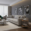 Round Wooden 2-Layer End Table | OROA Modern Savoy