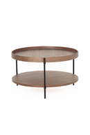 Round Wooden 2-Layer Coffee Table M | OROA Modern Savoy | Oroatrade.com