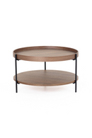 Round Wooden 2-Layer Coffee Table M | OROA Modern Savoy | Oroatrade.com
