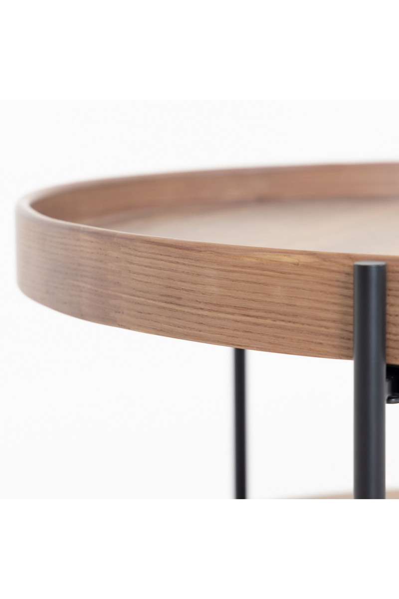 Round Wooden 2-Layer Coffee Table M | OROA Modern Savoy | Oroatrade.com