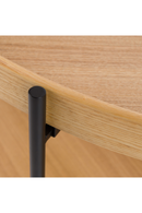 Round Wooden 2-Shelf Coffee Table | OROA Modern Savoy | Oroatrade.com