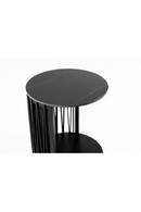 Round Black Ceramic Coffee Tables (2) | OROA Modern Larimer | Oroatrade.com