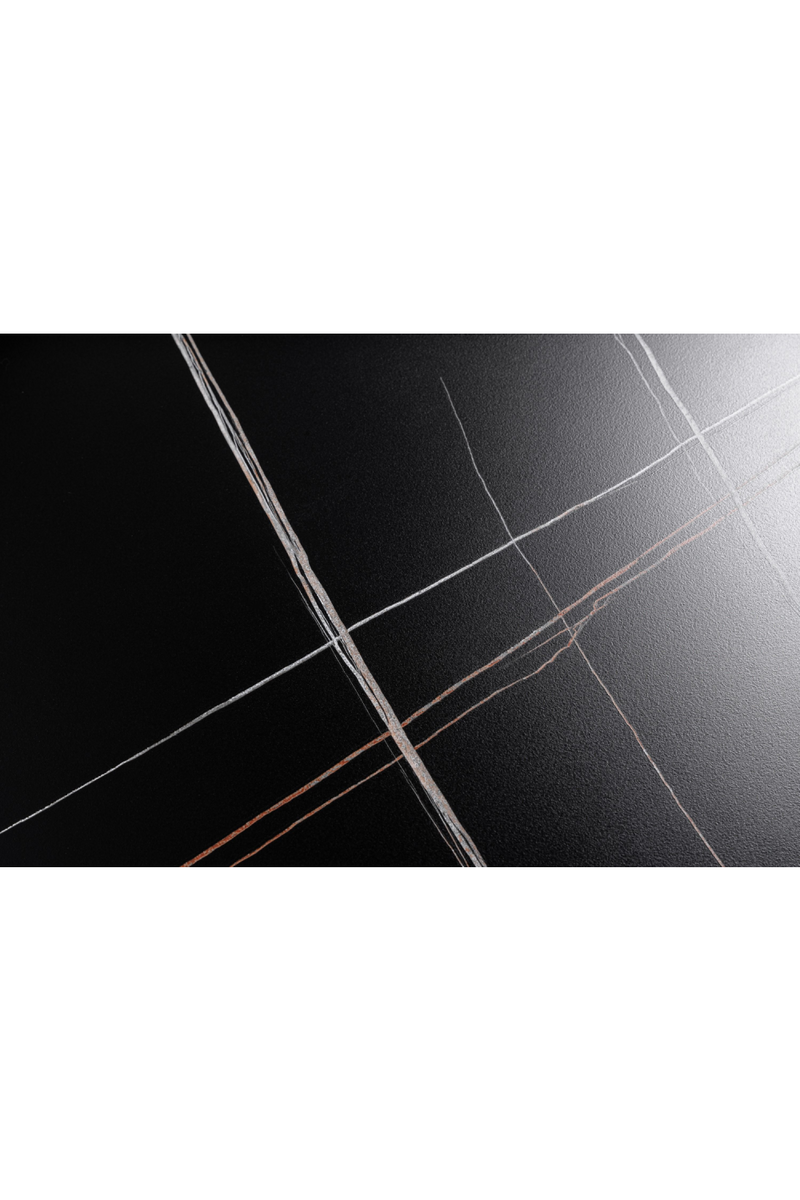 Round Black Ceramic Coffee Tables (2) | OROA Modern Larimer | Oroatrade.com