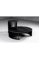 Round Black Ceramic Coffee Tables (2) | OROA Modern Larimer | Oroatrade.com