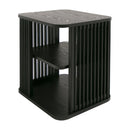 Slatted Black Ash End Table | OROA Modern Thayne