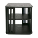 Slatted Black Ash End Table | OROA Modern Thayne
