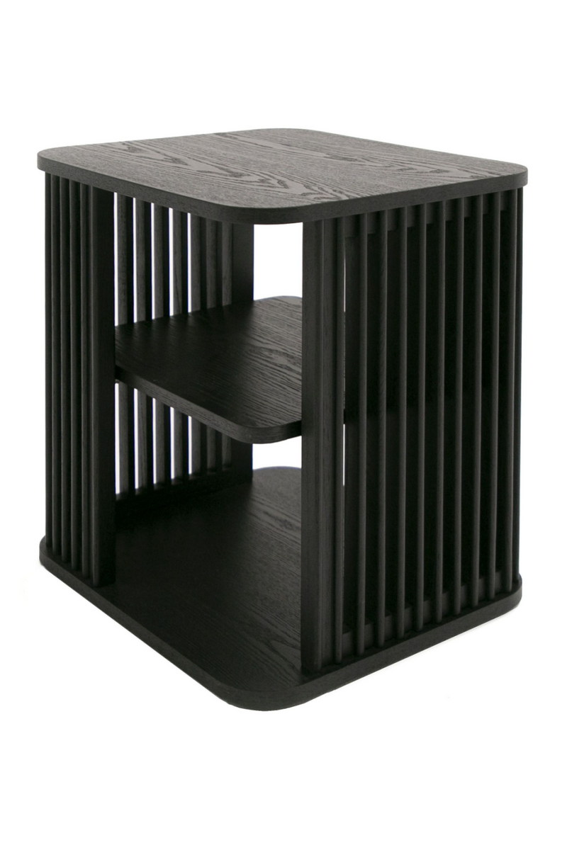 Slatted Black Ash End Table | OROA Modern Thayne | Oroatrade.com