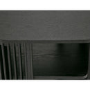 Slatted Black Ash End Table | OROA Modern Thayne