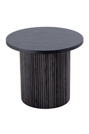 Black Ash Round End Table | OROA Modern Rawlins | Oroatrade.com