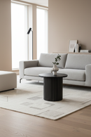 Black Ash Round End Table | OROA Modern Rawlins