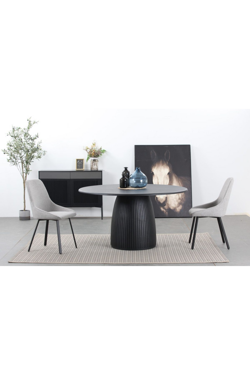 Black Oak Louvered Sideboard | OROA Modern Casper | Oroatrade.com