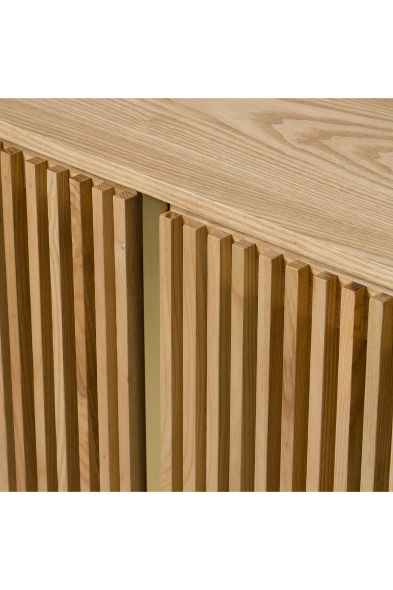 Slatted Natural Ash Sideboard | OROA Modern Sandy | Oroatrade.com
