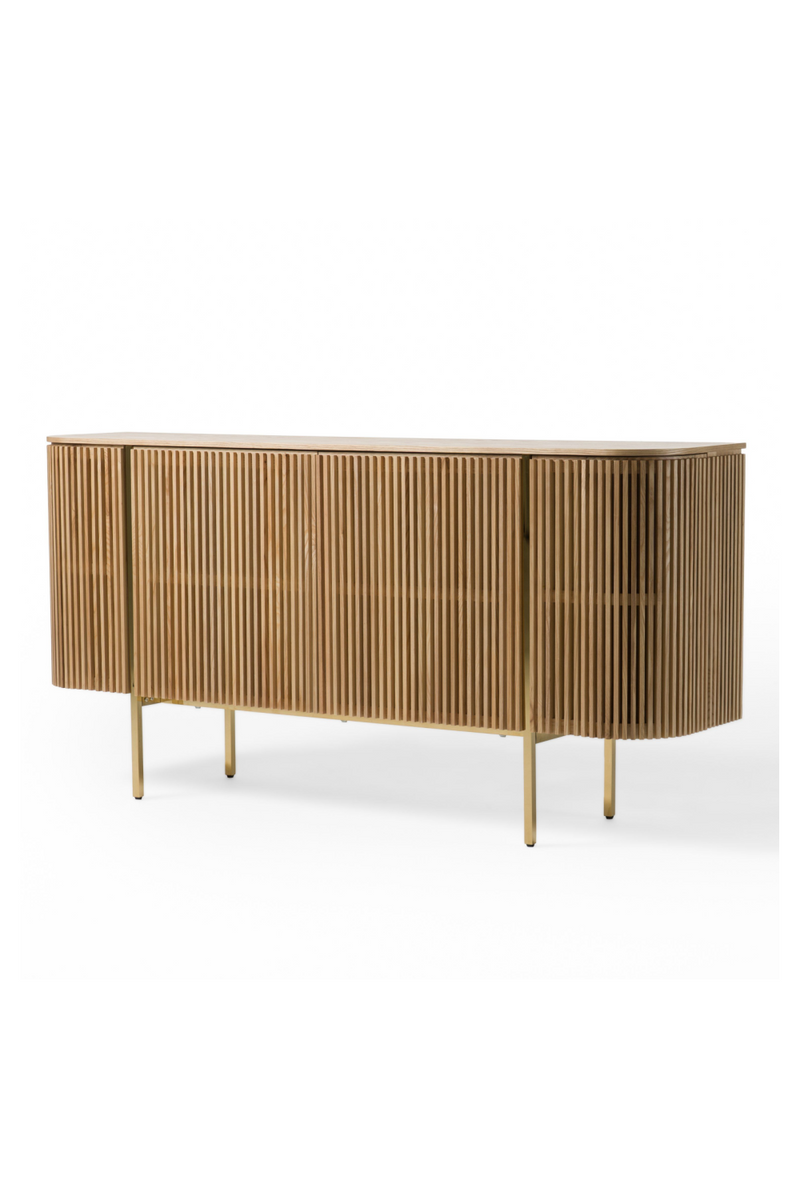 Slatted Natural Ash Sideboard | OROA Modern Sandy | Oroatrade.com