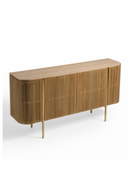 Slatted Natural Ash Sideboard | OROA Modern Sandy | Oroatrade.com