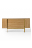 Slatted Natural Ash Sideboard | OROA Modern Sandy | Oroatrade.com