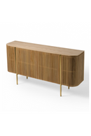 Slatted Natural Ash Sideboard | OROA Modern Sandy | Oroatrade.com