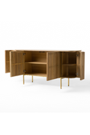 Slatted Natural Ash Sideboard | OROA Modern Sandy | Oroatrade.com
