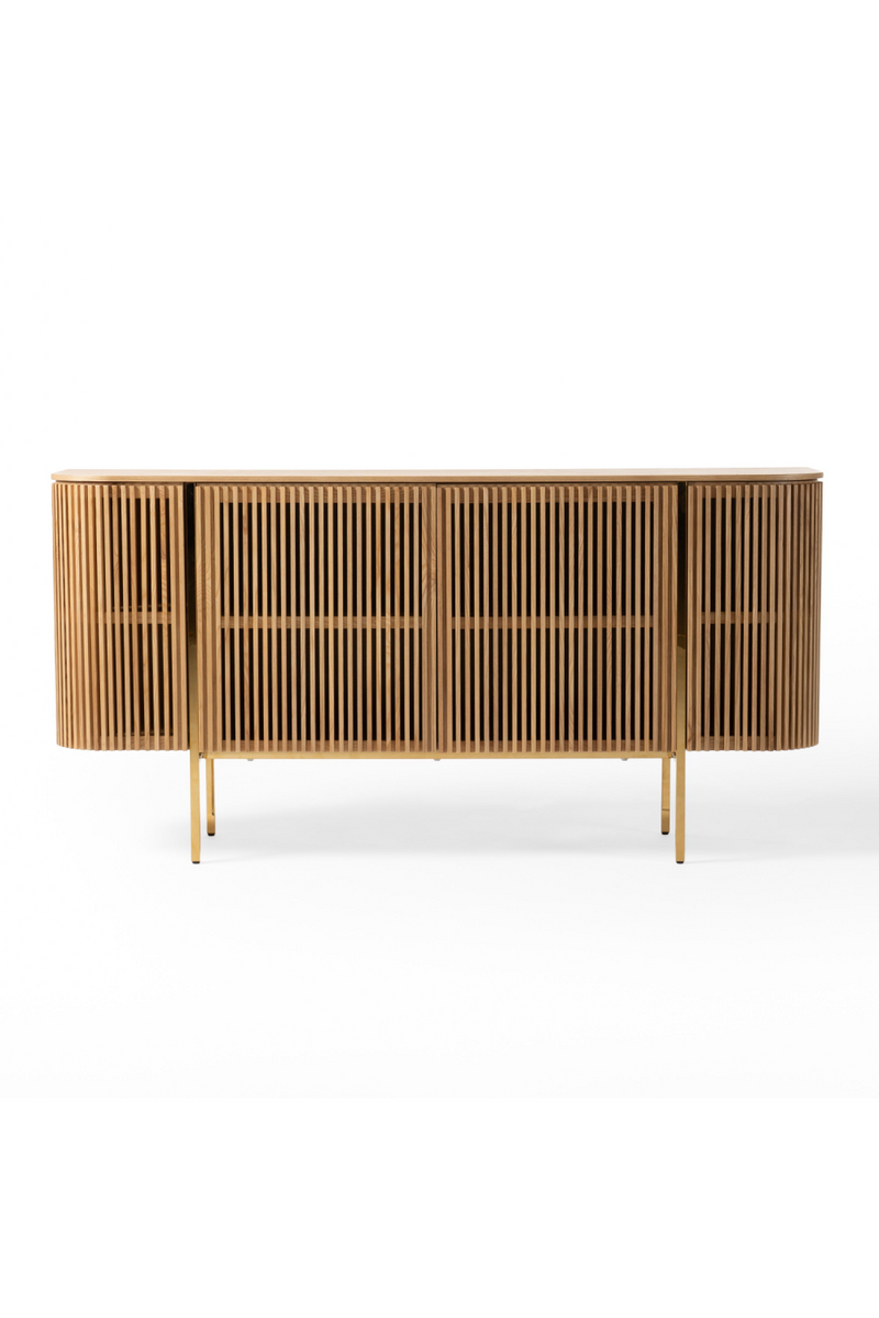 Slatted Natural Ash Sideboard | OROA Modern Sandy | Oroatrade.com