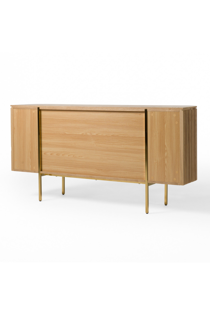 Slatted Natural Ash Sideboard | OROA Modern Sandy | Oroatrade.com