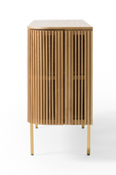 Slatted Natural Ash Sideboard | OROA Modern Sandy | Oroatrade.com