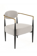 Gold-Armed Accent Chair | OROA Modern Liberty