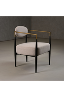 Gold-Armed Accent Chair | OROA Modern Liberty