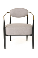 Gold-Armed Accent Chair | OROA Modern Liberty | Oroatrade.com