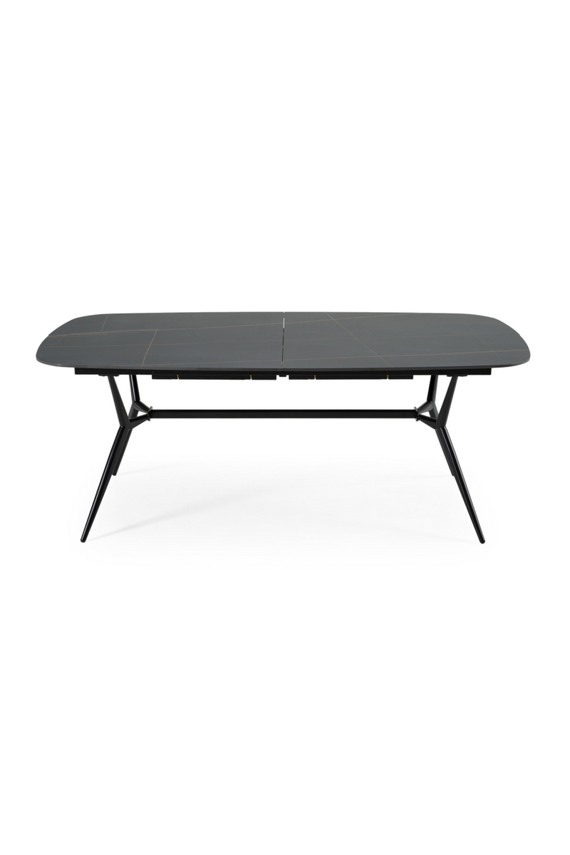 Black Ceramic Extendable Dining Table | OROA Modern Suzie | Oroatrade.com