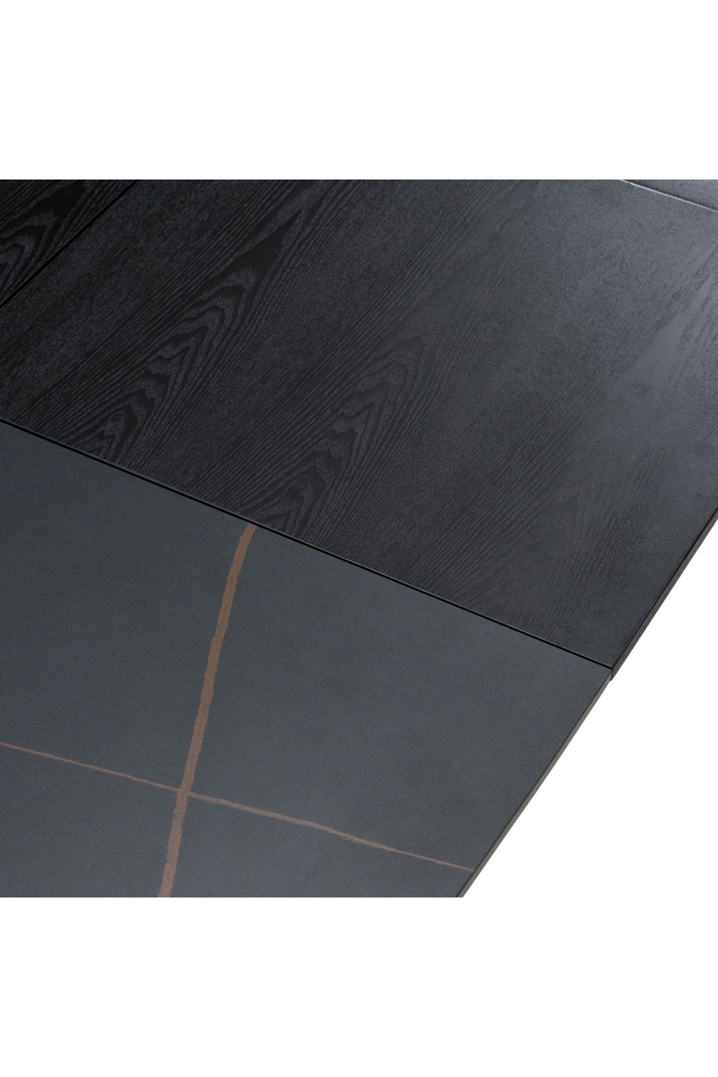Black Ceramic Extendable Dining Table | OROA Modern Suzie | Oroatrade.com
