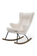 White Sherpa Rocking Chair | OROA Modern Colfax | Oroatrade.com