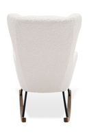 White Sherpa Rocking Chair | OROA Modern Colfax | Oroatrade.com