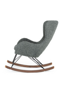 Gray Upholstered Rocking Chair | OROA Modern Ikard | Oroatrade.com