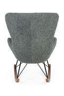 Gray Upholstered Rocking Chair | OROA Modern Ikard | Oroatrade.com