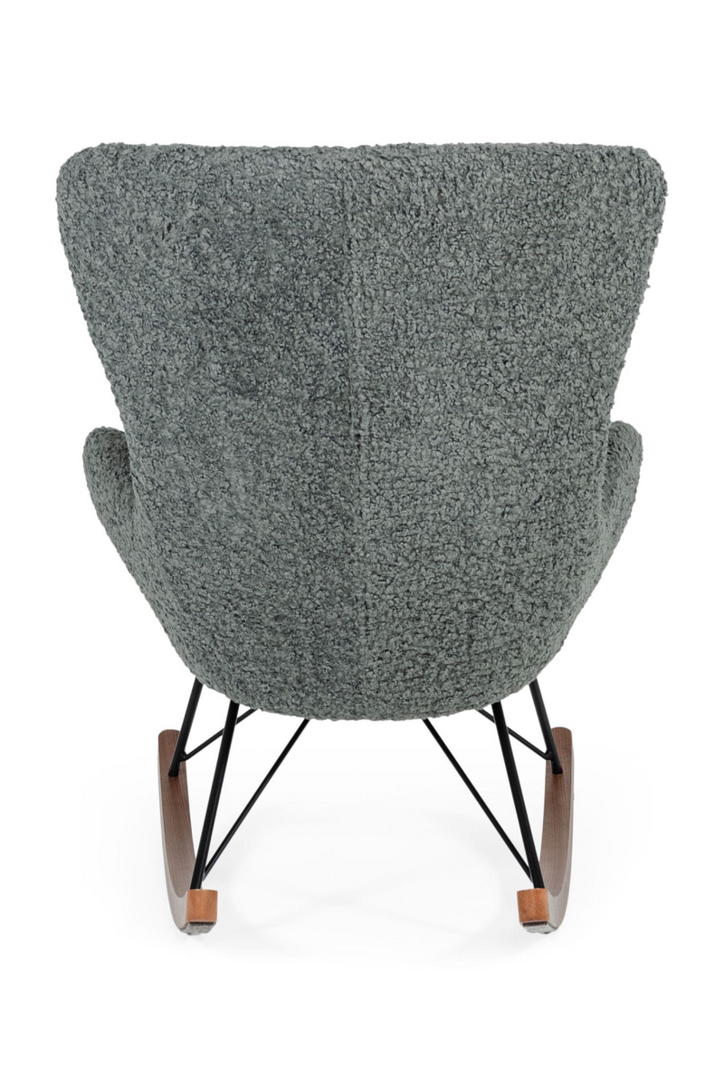 Gray Upholstered Rocking Chair | OROA Modern Ikard | Oroatrade.com