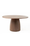 Round Walnut Veneer Dining Table | OROA Modern Sheridan | Oroatrade.com