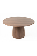 Round Walnut Veneer Dining Table | OROA Modern Sheridan | Oroatrade.com